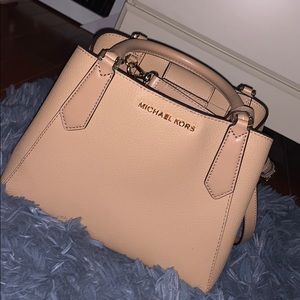 Tan michael kors small purse